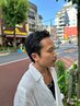 【スタイリング剤付き】メンズカット+パーマ+ポマード(フェード+¥550)