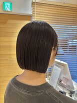 オーガニックエコ 川越(organic+eco)&nbsp;夏カラーで垢抜けミニボブ/切りっぱなし/ボブ
