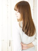 女らしさも、清楚感も、ナチュラルストレートで手に入る♪
