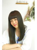 清楚派ストレートロング