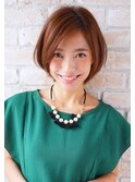 大人女子・大人かわいいマッシュボブ