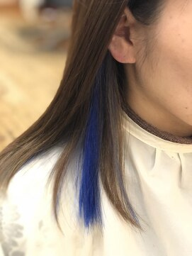 ギャラクシー ヘアードレッサーズ(galaxy hairdressers) グラデーショングレージュ×ブルー