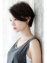 ティファ 二子玉川(Tiffa)&nbsp;大人かわいいひし形シルエットグレージュエアリーショート☆