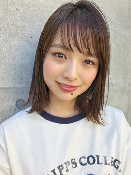 アンアミ オモテサンドウ(Un ami omotesando) 【Un ami】《増永剛大》　モテ可愛い、切りっぱなしロブ