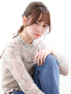 オーブ ヘアー ライブス 仙川店(AUBE HAIR RIVES) 【AUBE HAIR】こなれ編み下ろしアレンジ