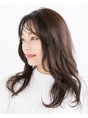 ２０代３０代４０代大人かわいい小顔ひし形ナチュラルカール