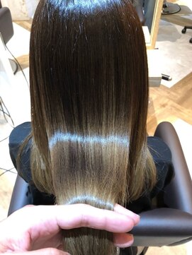 カノイ(KANOI) 艶色×髪質改善で作るストレートヘア*