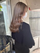 ホワイトグレージュ コンマヘア くすみブルー ダークアッシュ