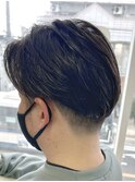 MEN'S HAIR  センターパート ツイストスパイラル コンマヘア