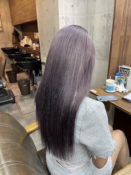 ラフ(LAFF) #バレイヤージュ#グレージュカラー#ボブウルフ#ココアベージュ