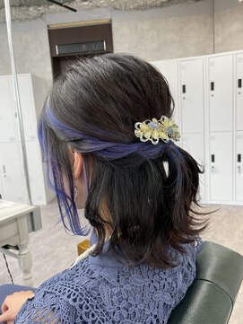 リミットバイアフィナー 大宮店(limit by Afinar) ハーフアップアレンジ