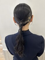 ネオリーブウリ 二子玉川店(Neolive uri)&nbsp;ショコラアッシュヘルシースタイルふんわりカールインナーカラー