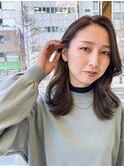 【札幌/impression佐藤】ダークブラウン/大人くびれヘア