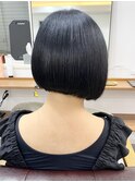 くびレイヤーグレーベージュニュアンスカラー白髪染め白髪ぼかし
