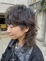 ナループロアオハナ(Nalu pu loa ohana)&nbsp;ウルフパーマ/くるくるパーマ/グランジヘア/マッシュウルフ