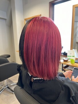 アフェクト 上大岡(affect) 切りっぱなしボブ/エアリーロング/美髪/ピンクブラウン/上大岡