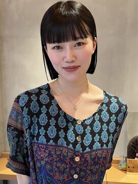 ニコ トウキョウ 渋谷(nico TOKYO) 切りっぱなし/ボブ/酸性ストレート/ミニボブ