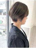 ハイライト/くびれショート/シアカラー/デザインカラー/アッシュ