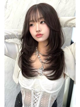 ランズ(LANDS) レイヤーカット 【韓国ヘア 大阪 梅田】