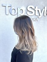 トータルビューティーサロン トップスタイル&nbsp;ベージュ系バレイヤージュ
