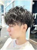 メンズパーマ/メンズカット/波巻きスパイラル/メンズショート