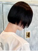 大人ショートボブショートカットココアアッシュくびれミディアム