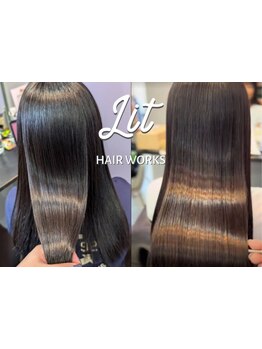 内部補修のトリートメントや柔らかな質感が人気の縮毛矯正で美髪に♪