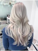 ロング顔周りレイヤー美髪韓国ヘア_ba494241