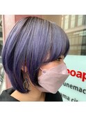 ハイトーン逆インナーカラー
