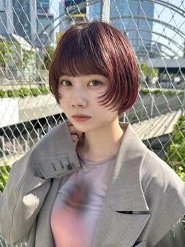 フォト 新宿三丁目(foto) ミニウルフレイヤーカット顔周りカット前髪カット韓国ボブ/新宿