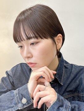 フィルムス 横浜(FILMS) ココアベージュ/黒髪/クラゲヘアー/オリーブグレー/ボブ/横浜