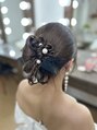 ヘアセット専門サロン by OKINAWA WATABE WEDDING 北谷店&nbsp;個性的シニヨン