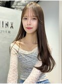 韓国ヘア/レイヤーカット/縮毛矯正/髪質改善/前髪顔まわりカット