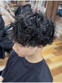 シャドウパーマ/メンズパーマ/スパイラルパーマ