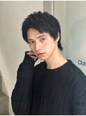 スパイキーショート/ツイストスパイラル波巻きメンズウルフ