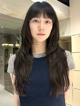 フィルムス 大阪本町(FILMS) レイヤーカット/オリーブベージュ/イルミナカラー/本町