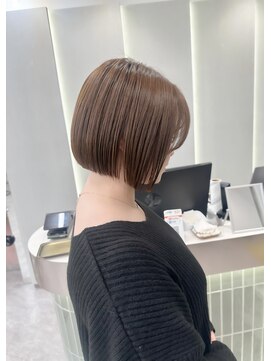 ロンドリゼル 札幌(Lond RiseL) オリーブグレー/前髪/ボブ/マロンベージュ/レイヤーカット/小顔