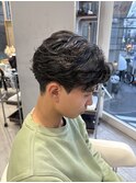 MEN’S HAIR/波巻ツイストスパイラル/フェザーパーマ/広島