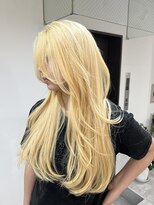 ヴィア 京都烏丸(Via)&nbsp;ケアブリーチ ダブルカラー ハイトーン ホワイトブロンド