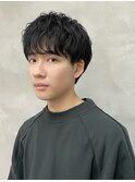 メンズパーマ/メンズマッシュ/ナチュラルパーマ/銀座/新橋/築地