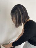 【NAiVE HAIR】highlight＋ぱつっとBOB