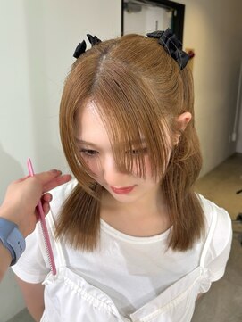 ニコフクオカヘアーメイク(NIKO Fukuoka Hair Make) 【NIKO】ブリーチなしダブルカラー.福岡ベージュ