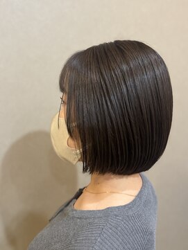 ブリーチなしグレージュ