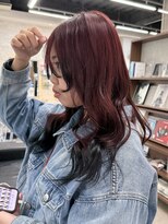 デイジー(Daisy)&nbsp;ブリーチなしカラー/ダブルカラー/ワインレッド/チェリーレッド