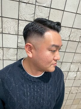 ヒロギンザ 銀座一丁目店(HIRO GINZA) 【スキンフェード】大人のサイドパート/バーバースタイル/メンズ