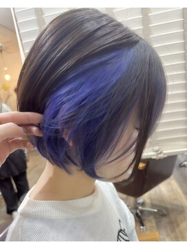 ラウラアンドロー(LAURA&RO) ダブルカラー/ケアブリーチ/インナーカラー/ベージュ【塚口】