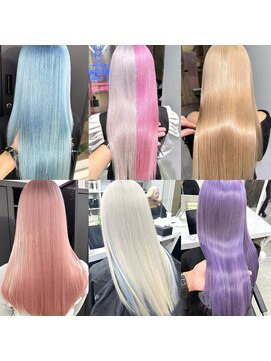 グロウ 渋谷西口(grow) 【渋谷】ハイトーンカラーまとめ／ブリーチデザイン