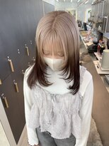 ロンドシエル 横浜(Lond ciel) ルーツカラー/ミルクティーベージュ