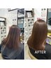 【髪質改善フルコース】フィルムエステ＋全体カラーOR　リタッチ＋ディープTR