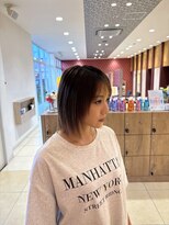 アース 天童店(HAIR&MAKE EARTH) 切りっぱなしボブ